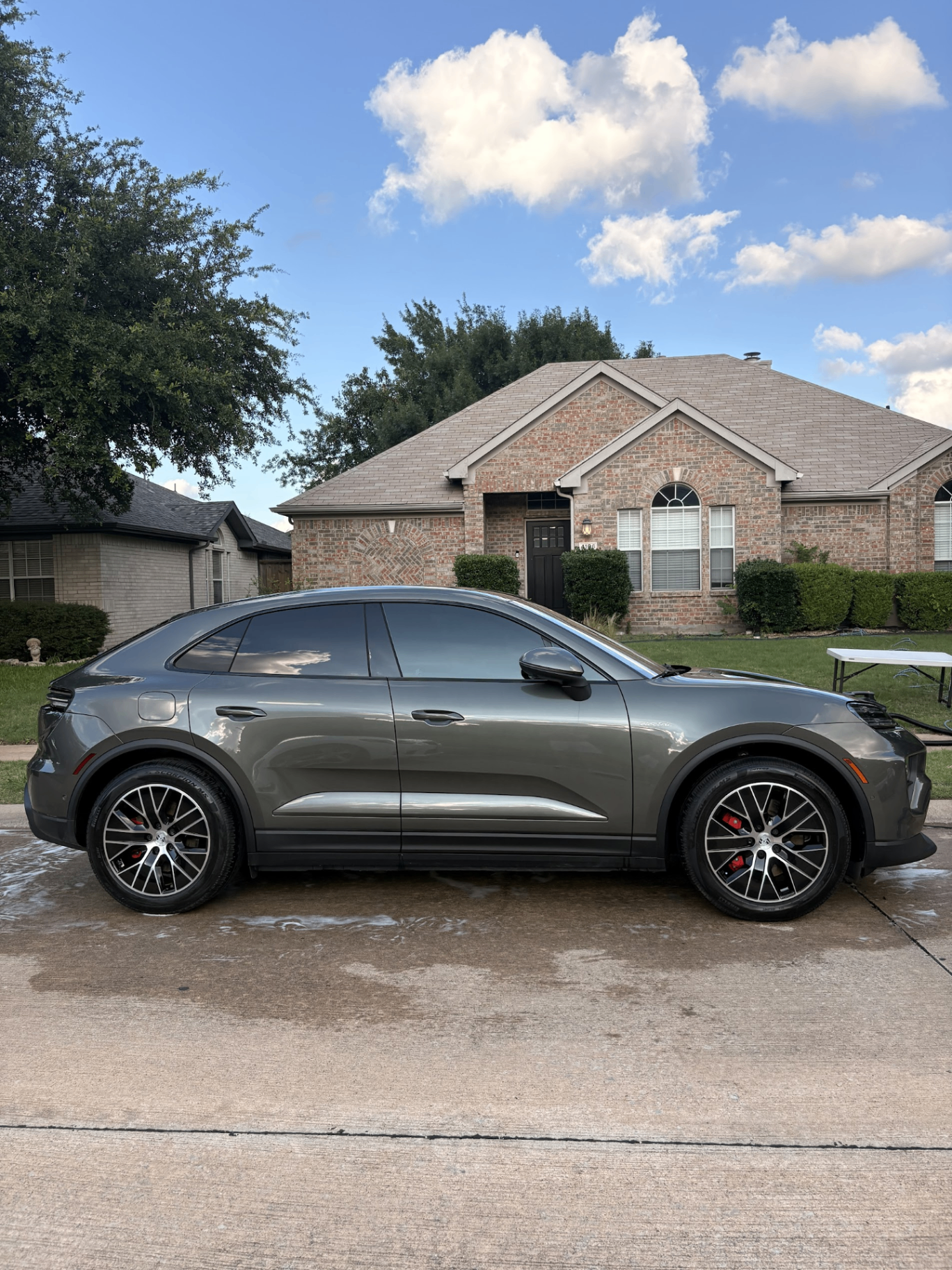 Porsche Macan after exterior mobile detailing in Frisco TX
